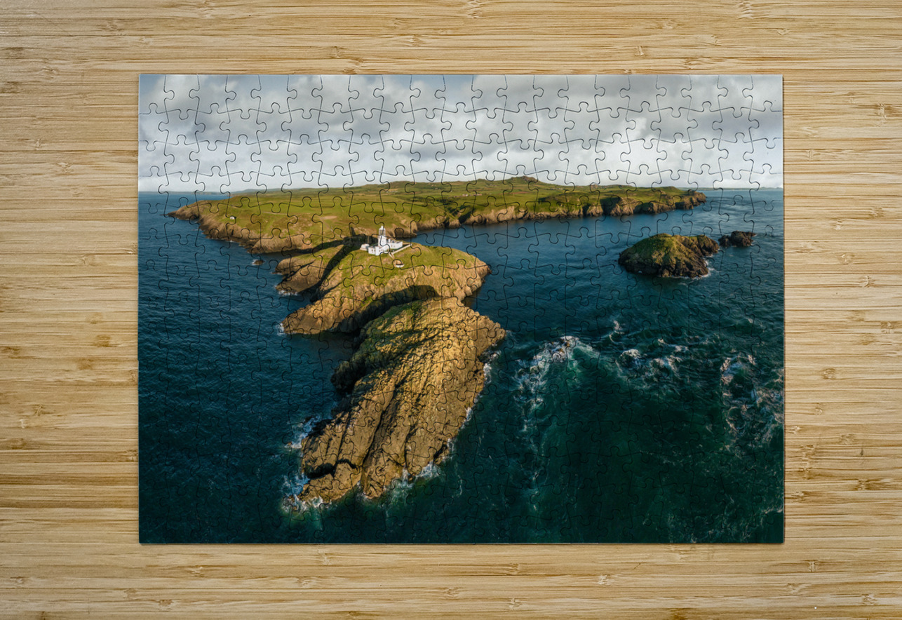 Strumble Head Lighthouse View Dave Bowman Puzzle printing