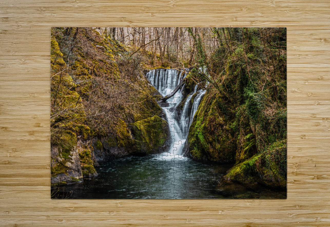Woodland Waterfall Dave Bowman Puzzle printing