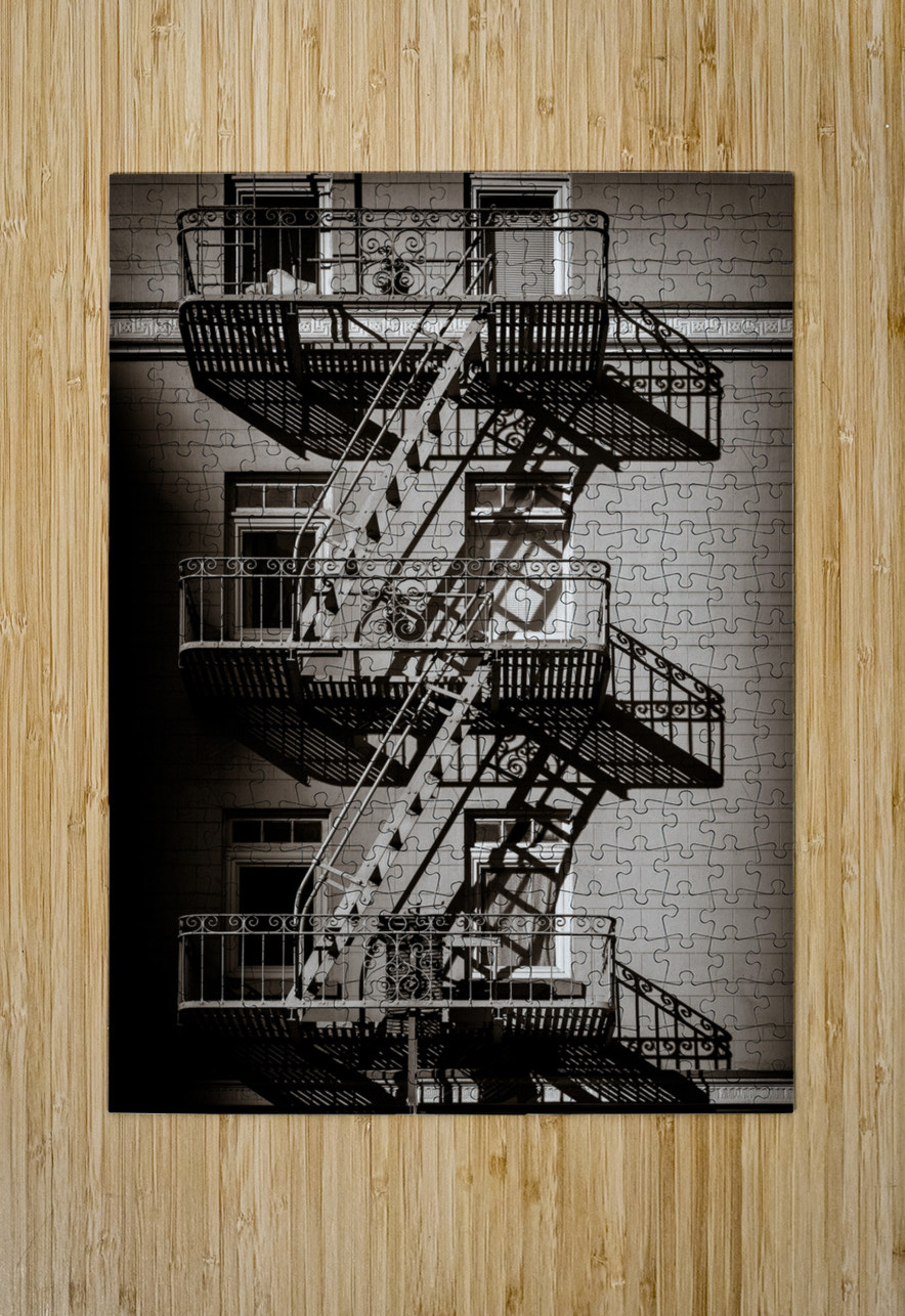 Fire Escape Dave Bowman Puzzle printing
