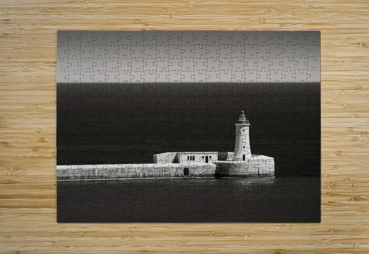 Sunlight on St Elmo Breakwater Dave Bowman Puzzle printing