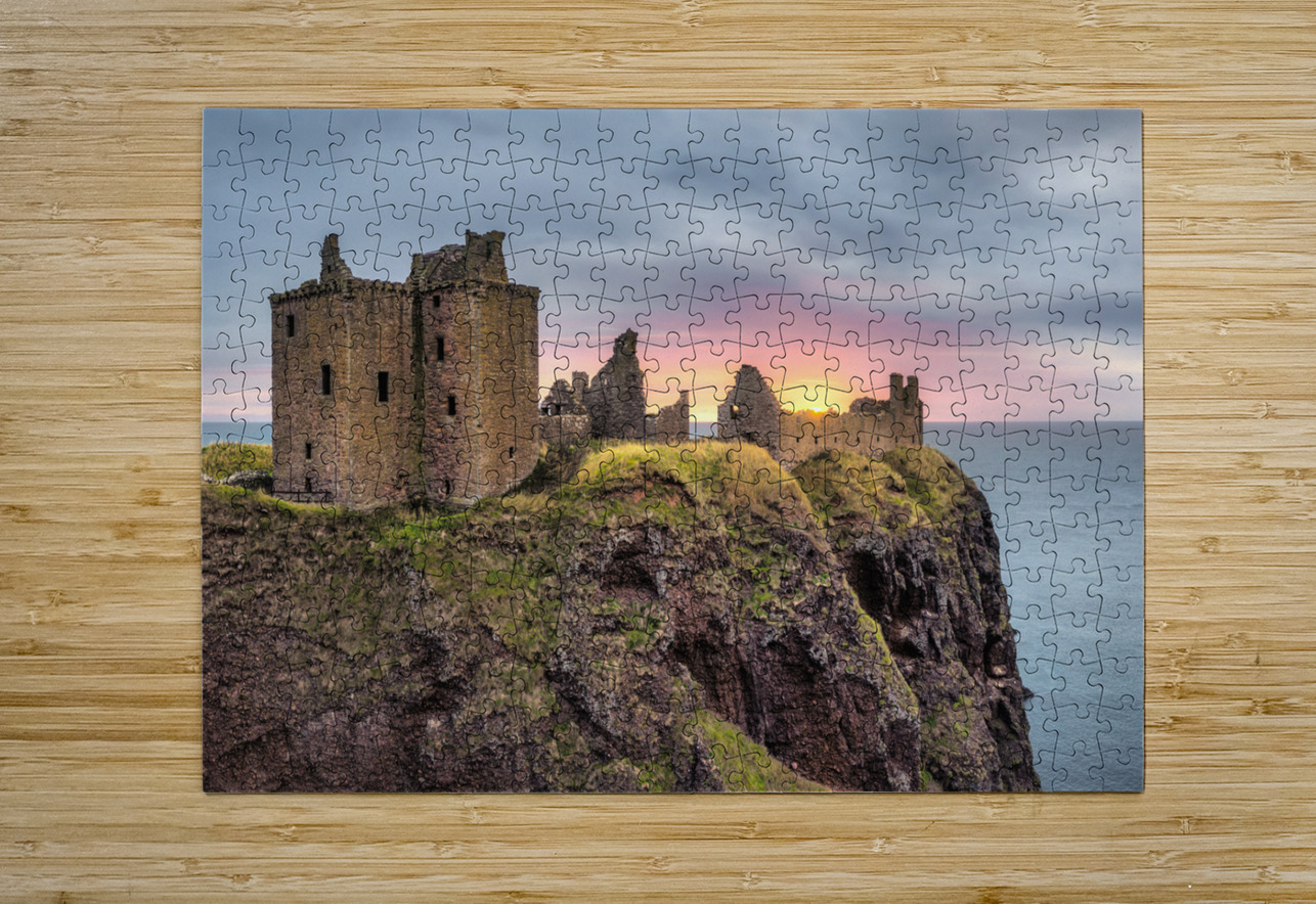Daybreak at Dunnottar Dave Bowman Puzzle printing