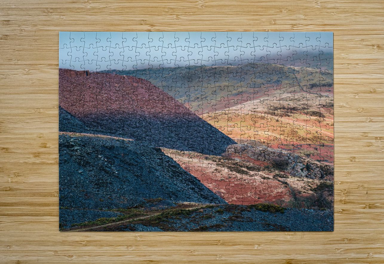 Llanberis Slate Hills Dave Bowman Puzzle printing