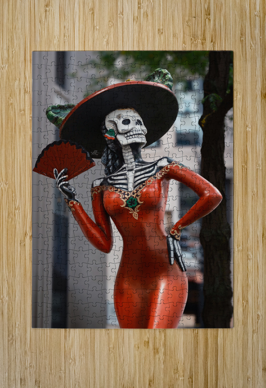Chicago Catrina Statue Dave Bowman Puzzle printing