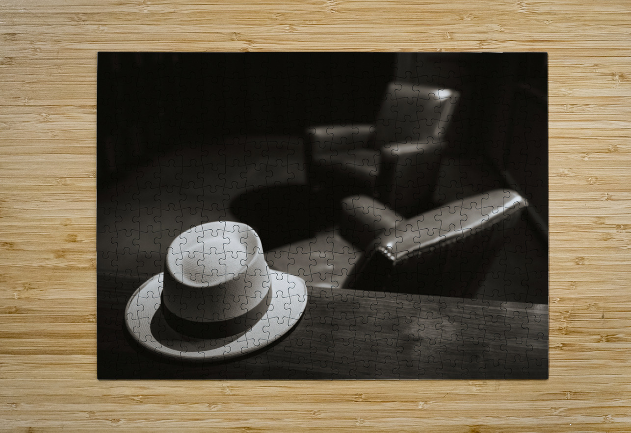 Panama Hat and Chairs Dave Bowman Puzzle printing