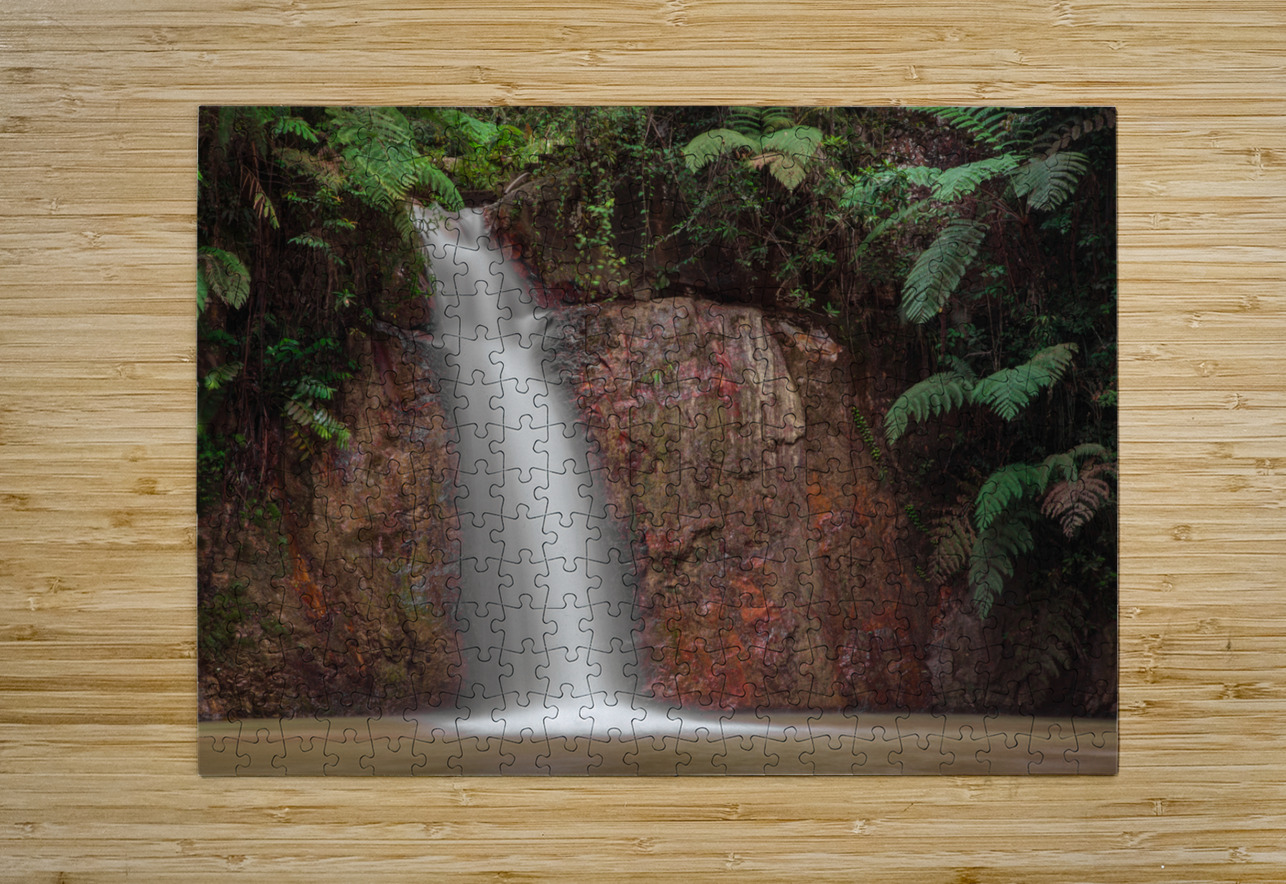 Tropical Waterfall Dave Bowman Puzzle printing