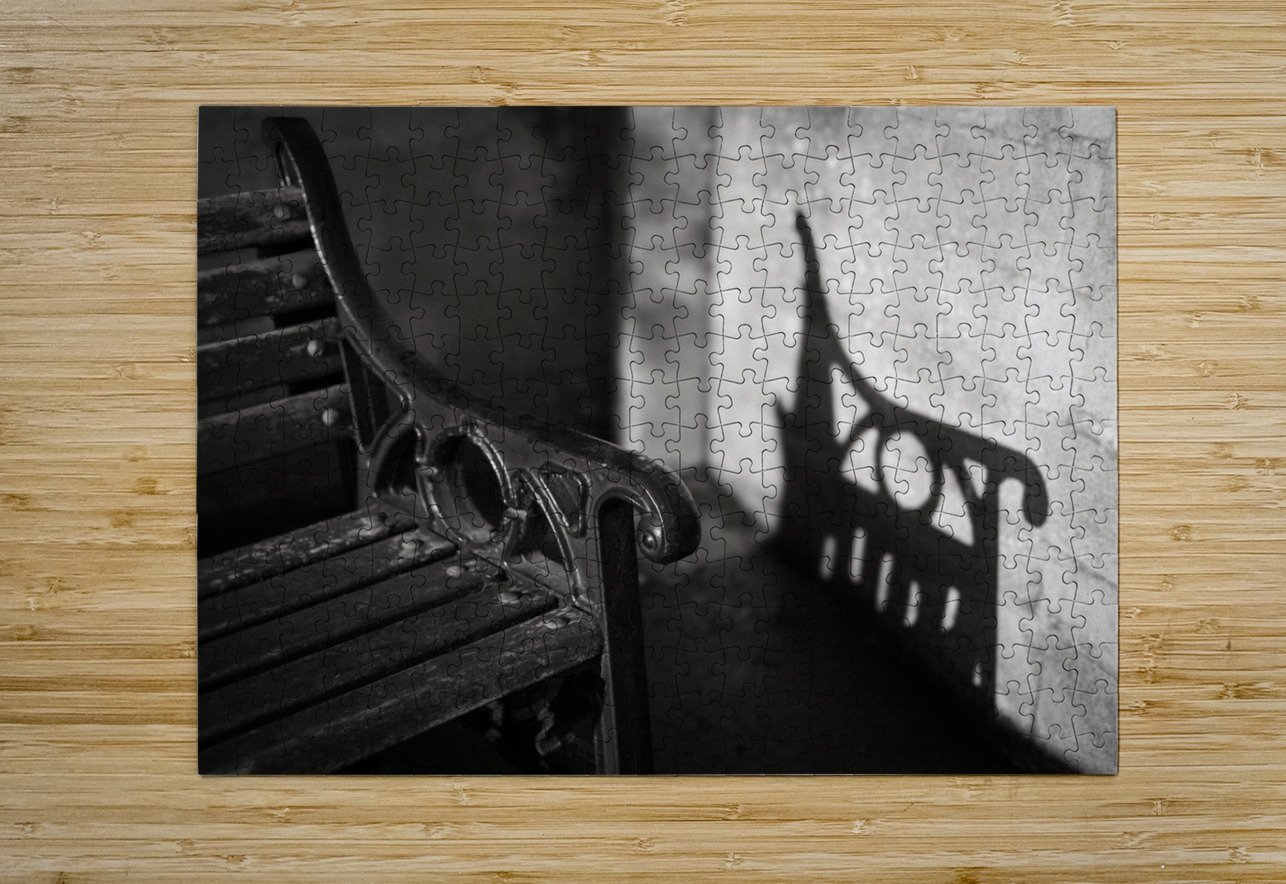 Parade Gardens Bench Dave Bowman Puzzle printing