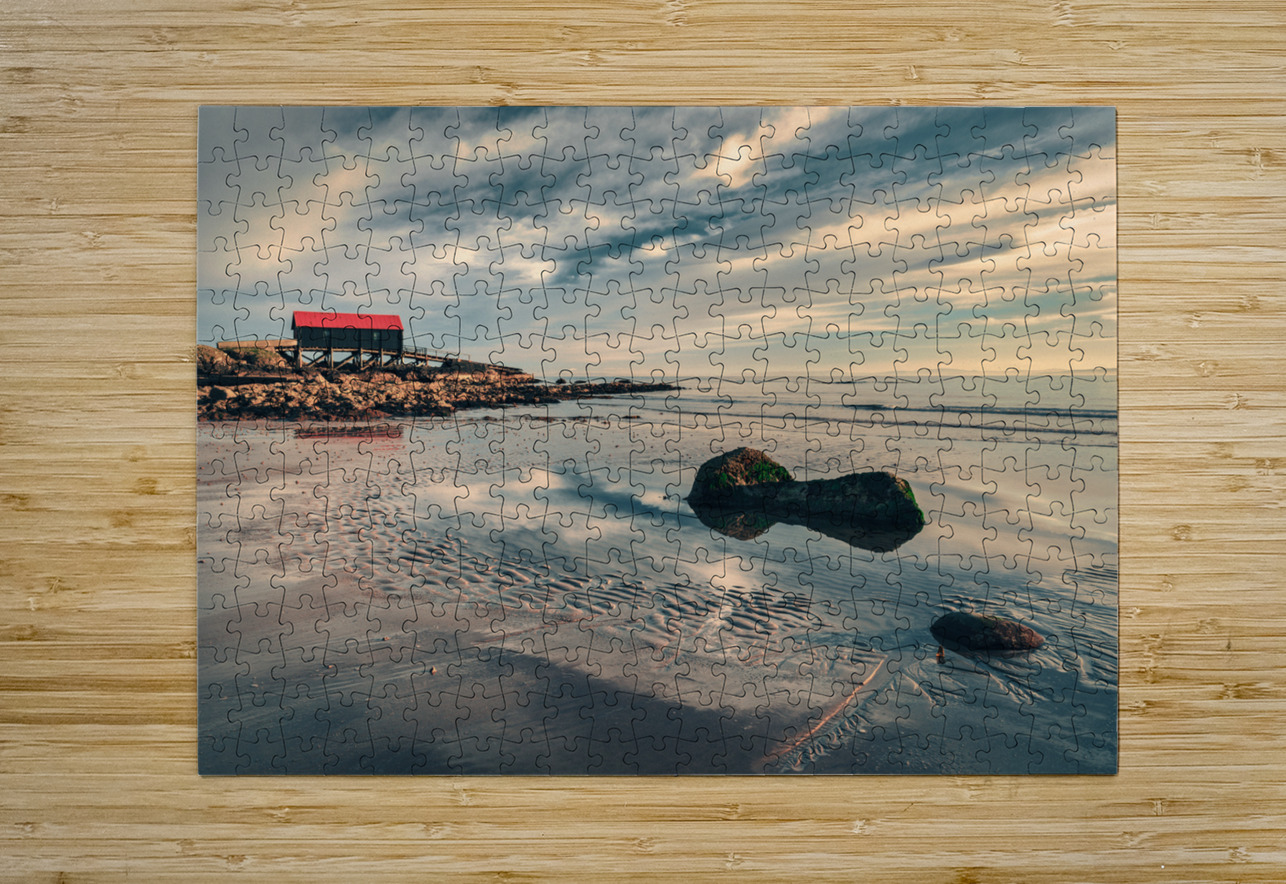 Dunaverty Beach and Lifeboat Station Dave Bowman Puzzle printing
