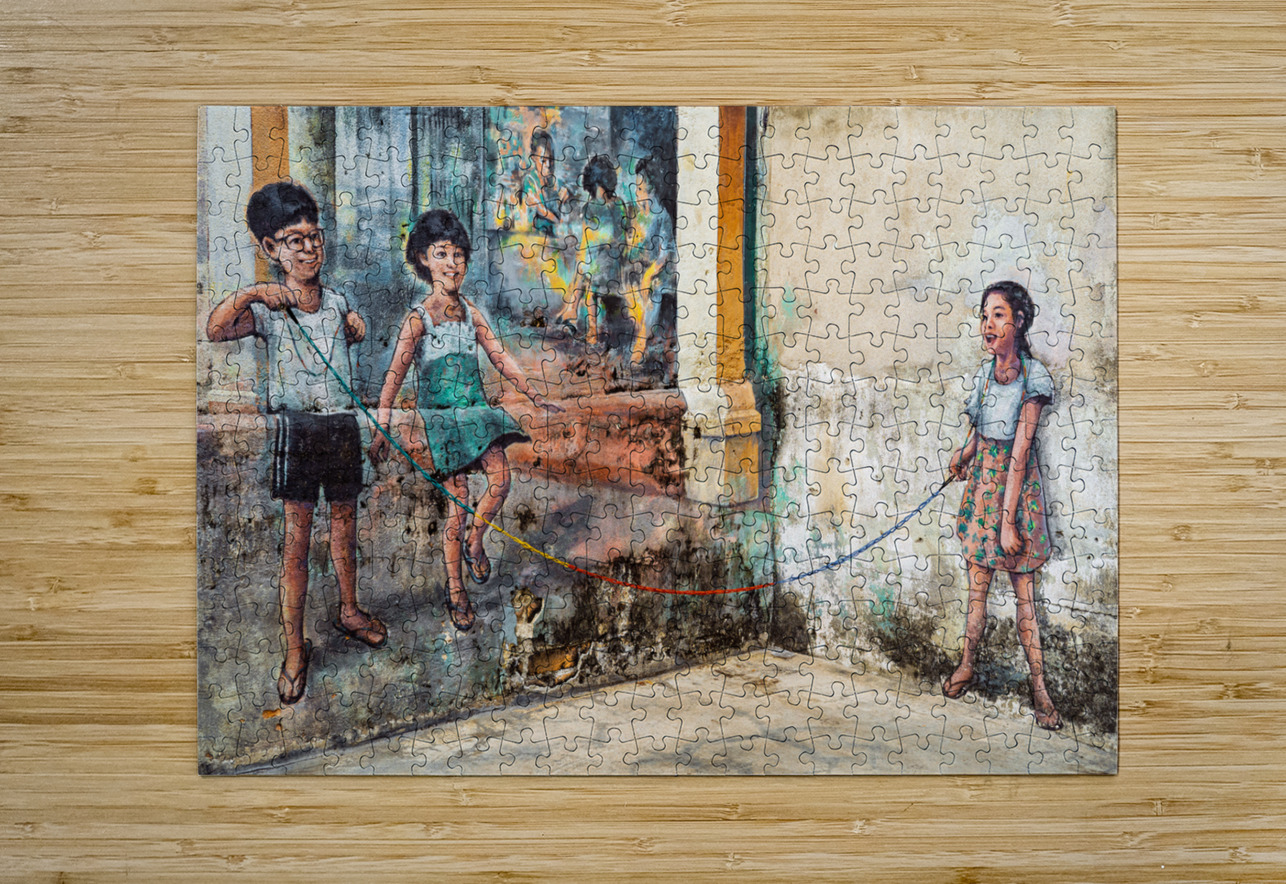 Skipping in Kwai Chai Hong Dave Bowman Puzzle printing