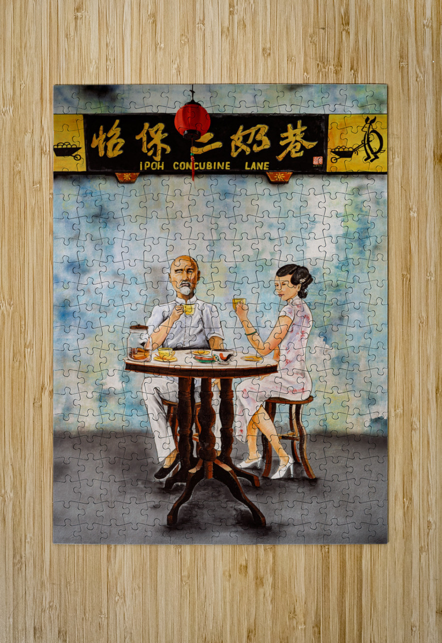 Concubine Lane Mural Dave Bowman Puzzle printing