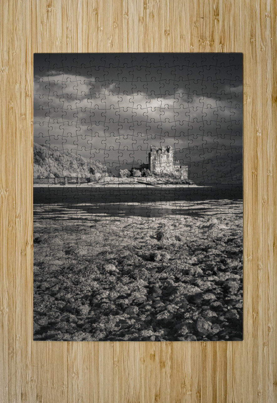 Eilean Donan Castle Infrared Dave Bowman Puzzle printing