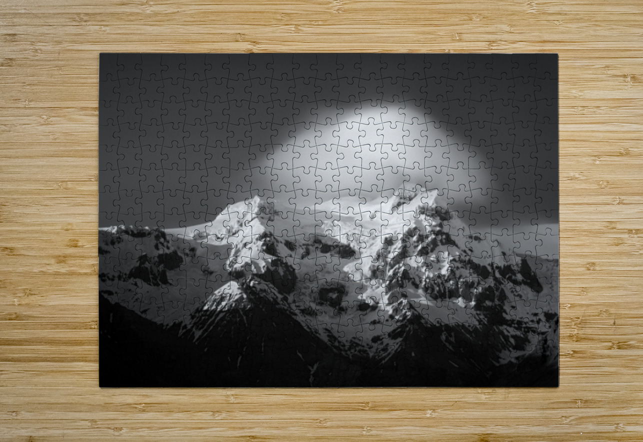 Svinafell Mountains Dave Bowman Puzzle printing