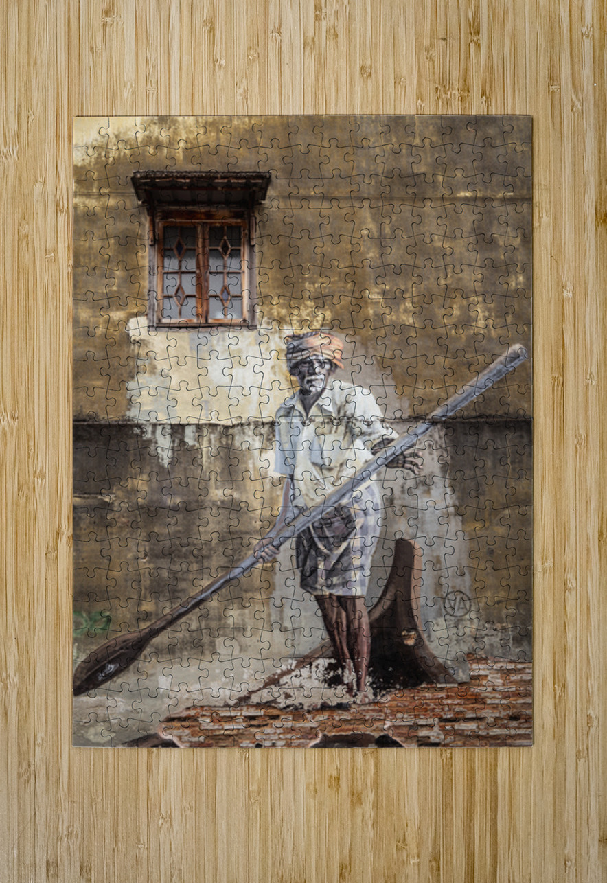 The Indian Boatman Dave Bowman Puzzle printing