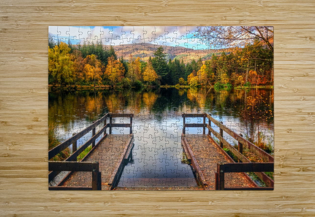 Autumn in Glencoe Lochan Dave Bowman Puzzle printing