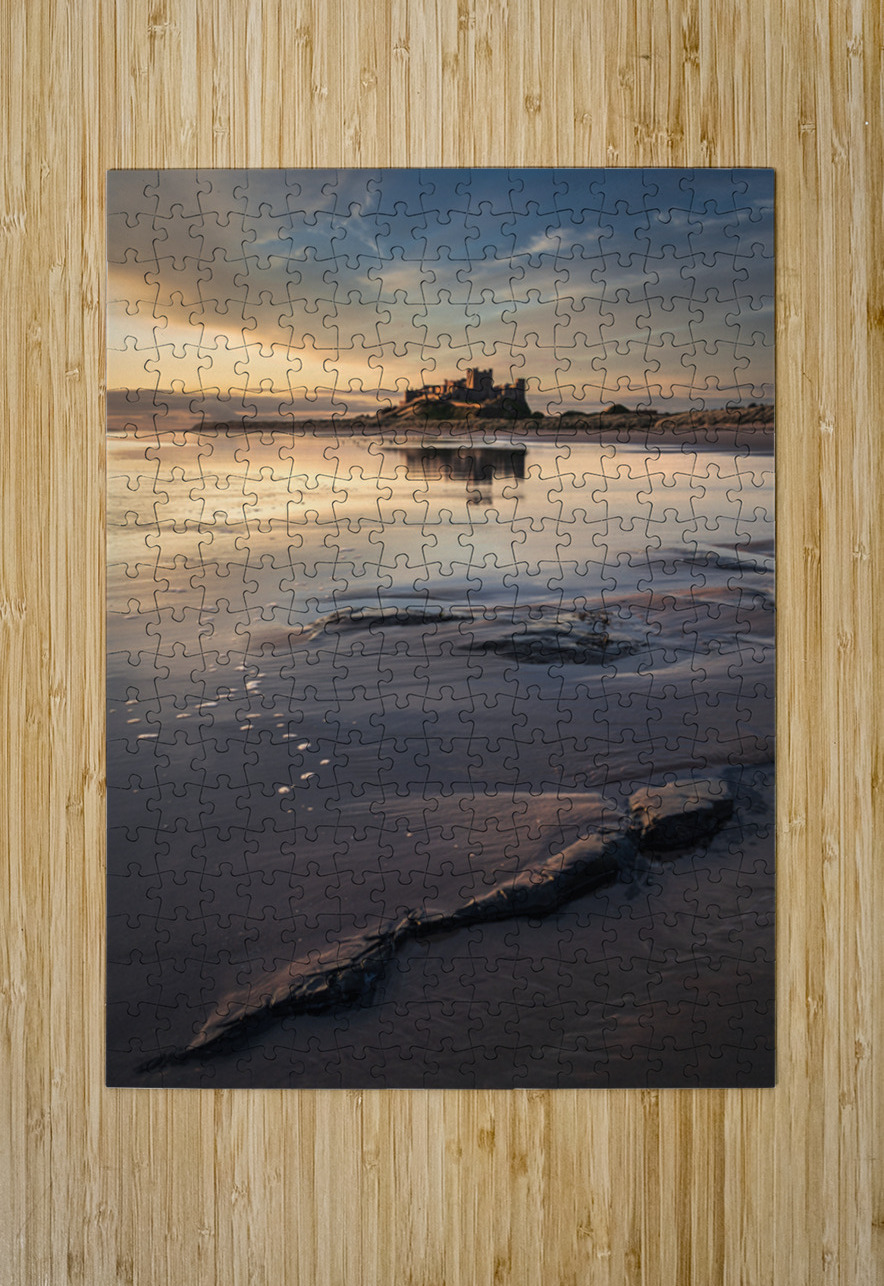 Bamburgh Castle at Dawn Dave Bowman Puzzle printing