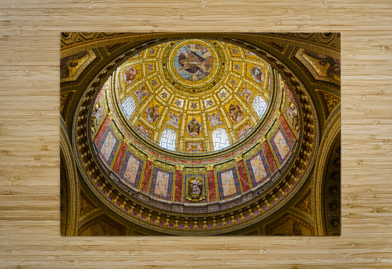 St. Stephens Basilica Ceiling Dave Bowman Puzzle printing