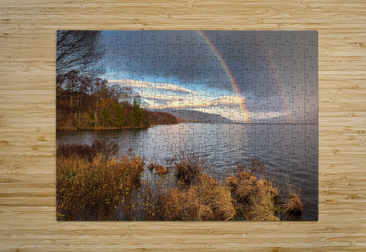 Rainbow Over Loch Rannoch Dave Bowman Puzzle printing