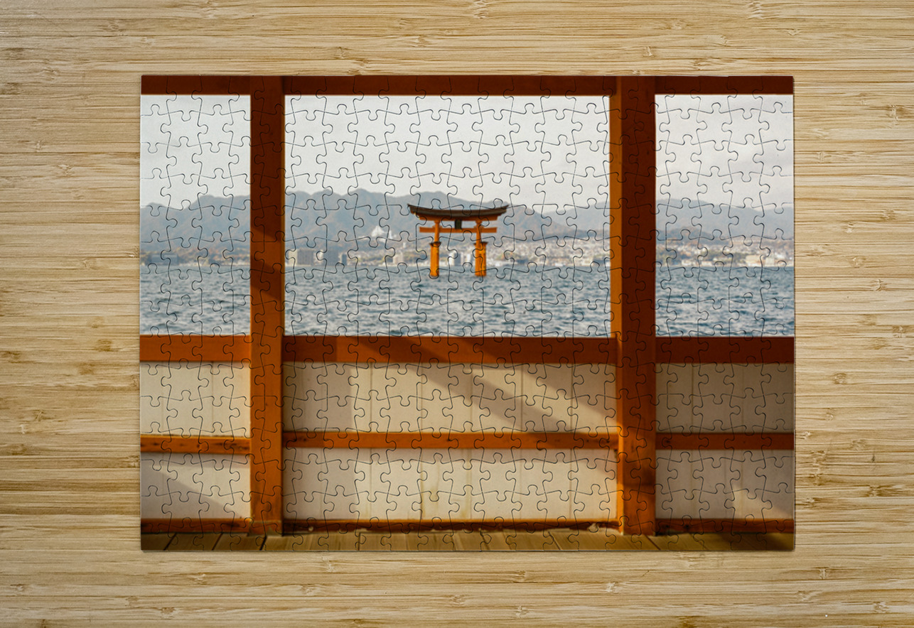 Itsukushima Shrine Otorii Gate Dave Bowman Puzzle printing