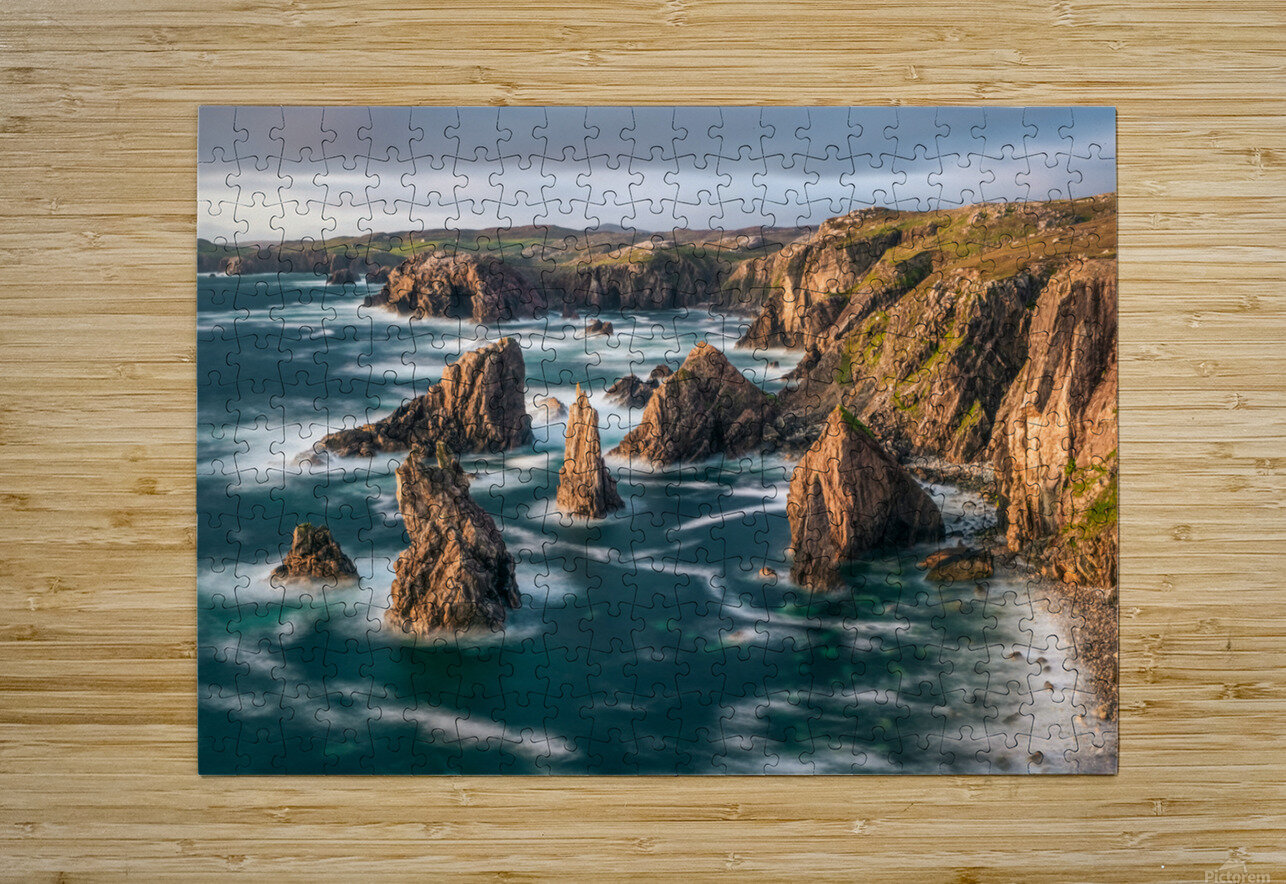Mangersta Sea Stacks Dave Bowman Puzzle printing