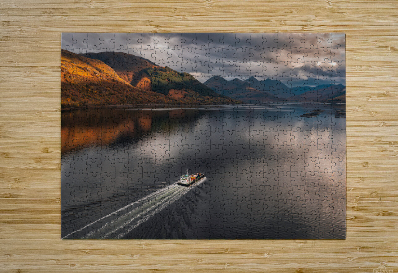 Heading to the Fish Farm Dave Bowman Puzzle printing