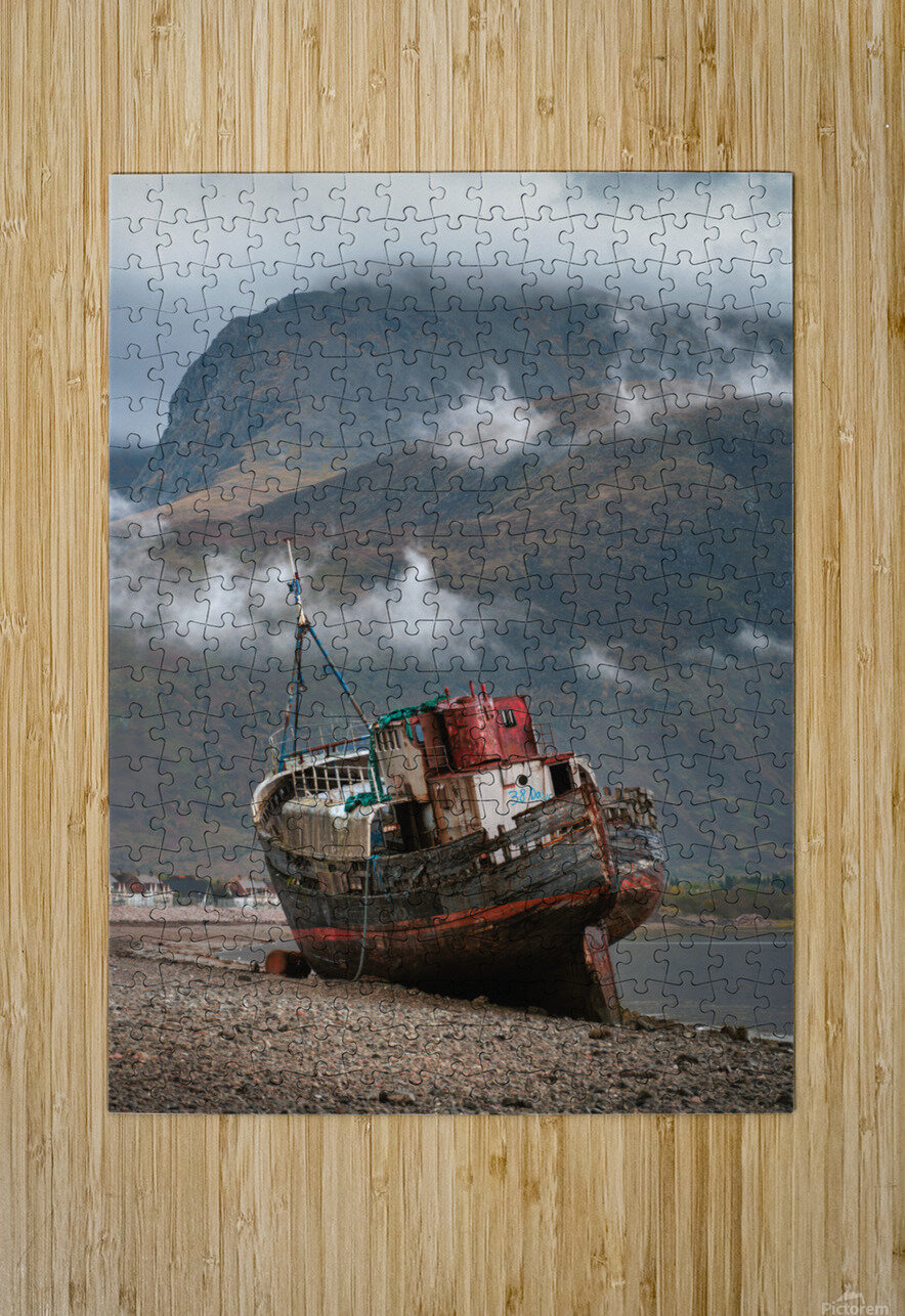 Corpach Shipwreck Dave Bowman Puzzle printing