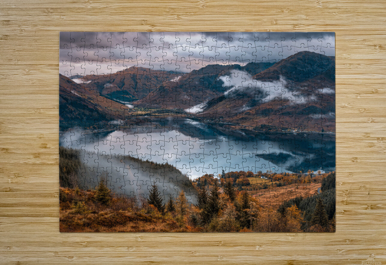 Loch Duich from Mam Ratagan Pass Dave Bowman Puzzle printing