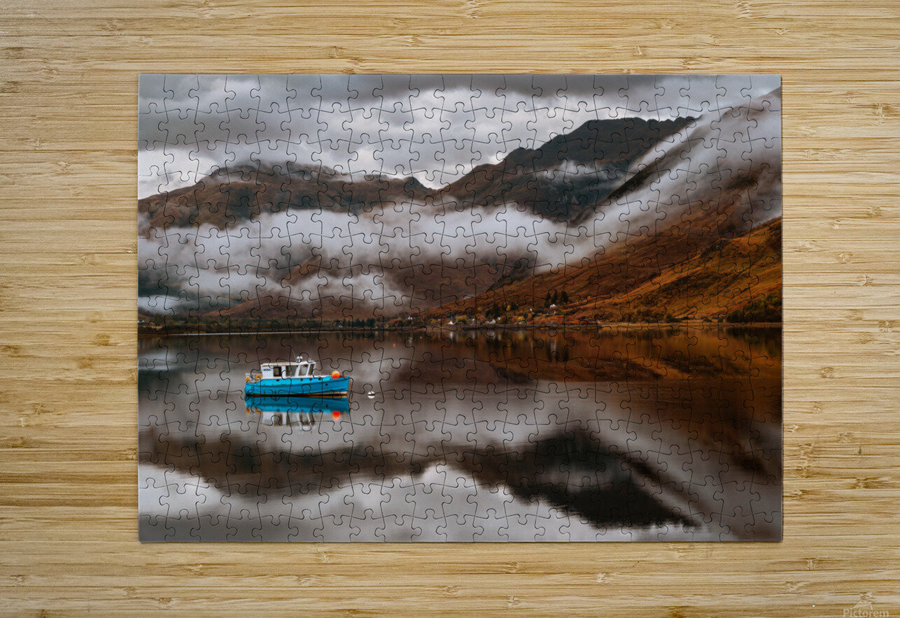 Loch Duich Fishing Boat Dave Bowman Puzzle printing