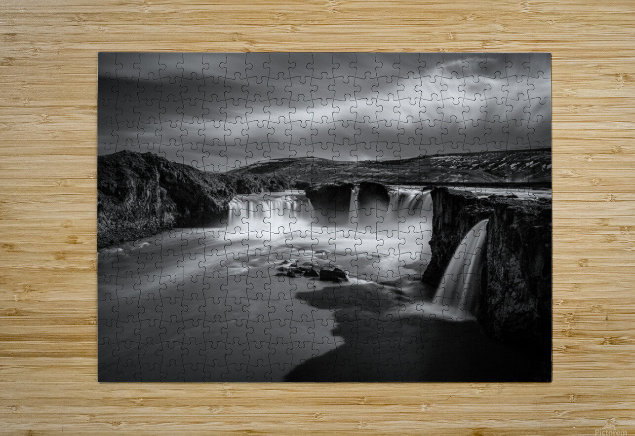 Godafoss Dave Bowman Puzzle printing