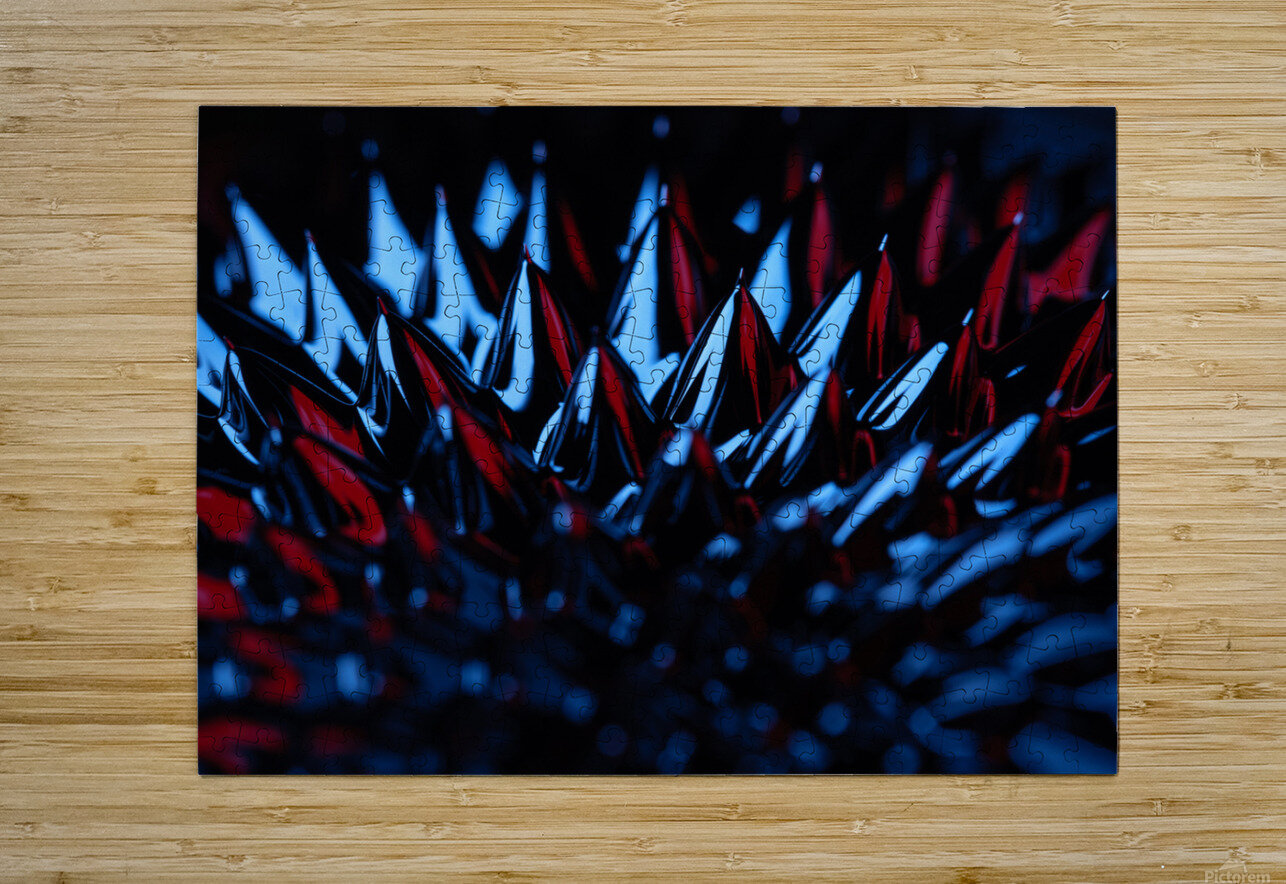 Ferrofluid Spikes Dave Bowman Puzzle printing