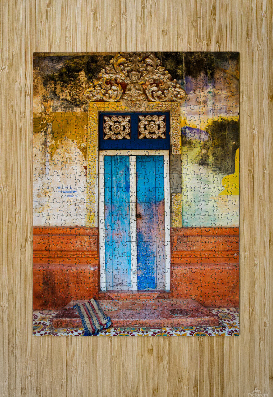 Cambodian Door Dave Bowman Puzzle printing