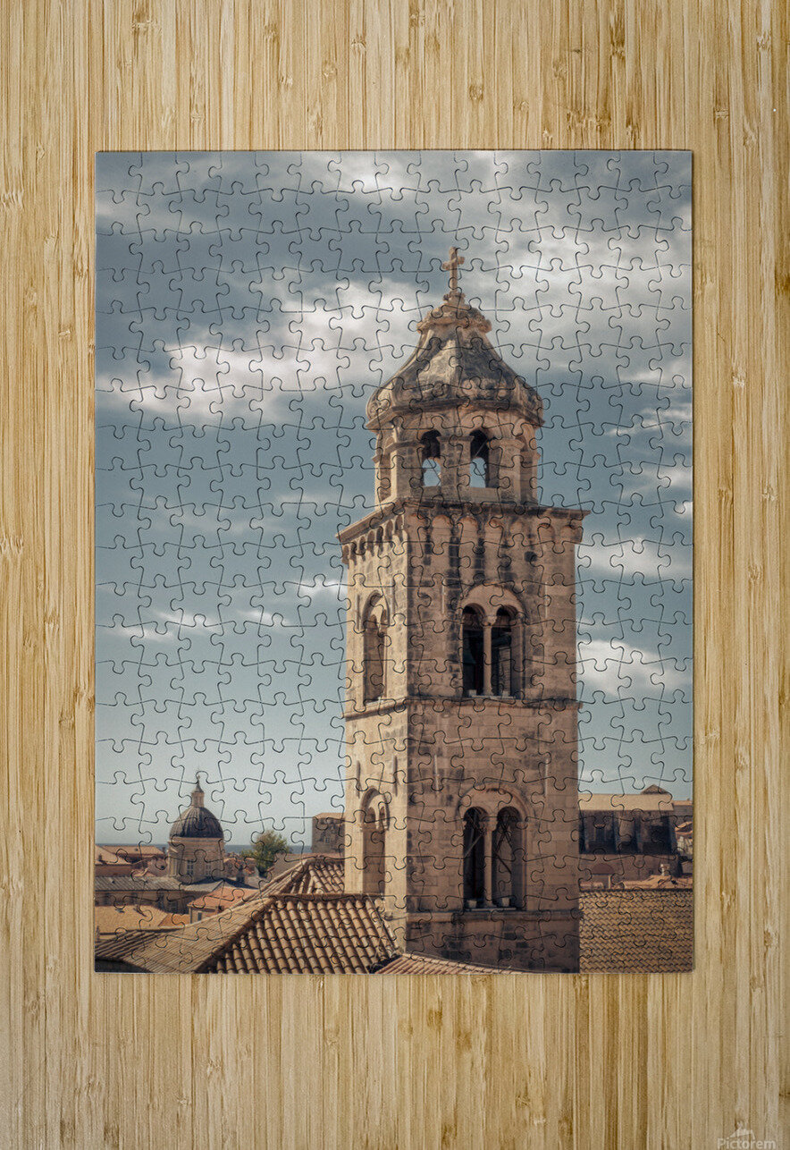 Dubrovnik Monastery Tower Dave Bowman Puzzle printing