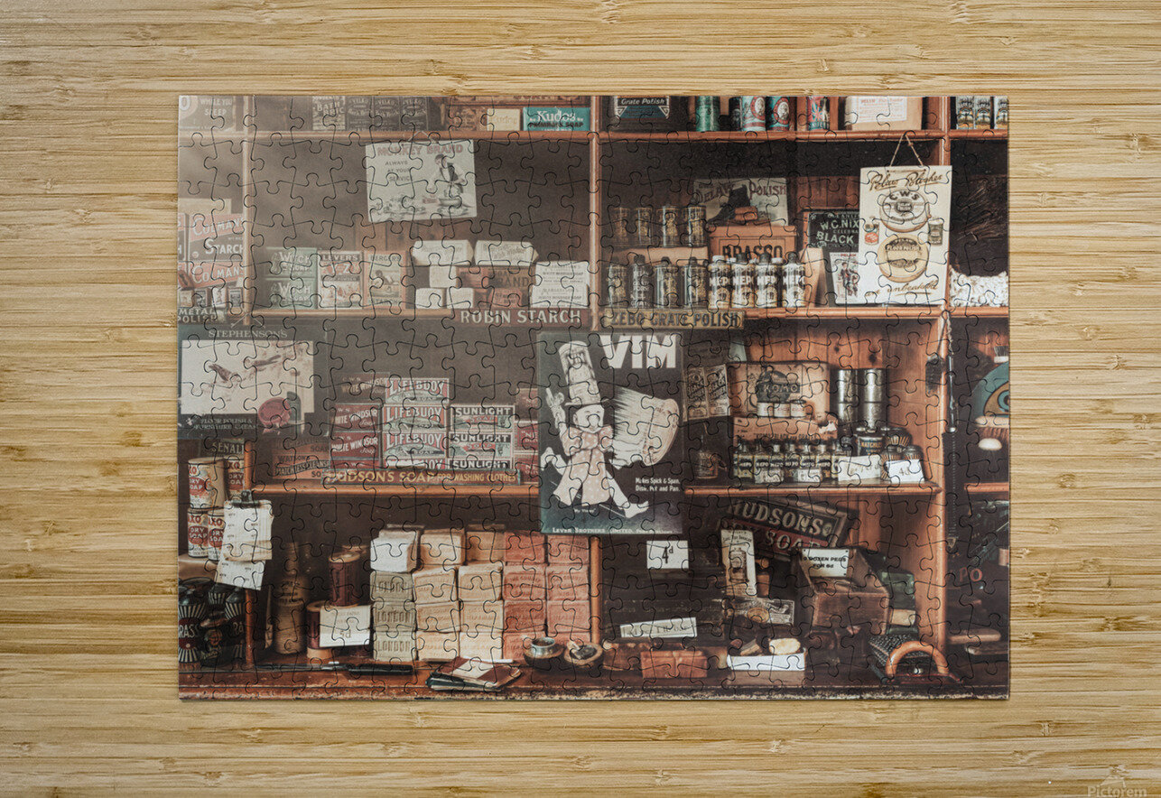 Vintage Soap Store Dave Bowman Puzzle printing