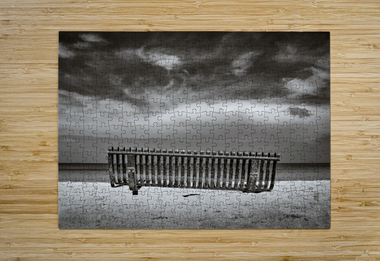 Beach Bench Dave Bowman Puzzle printing