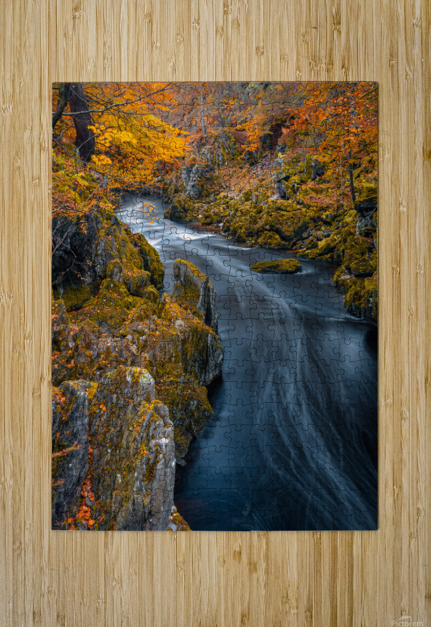 River Esk at Autumn Dave Bowman Puzzle printing