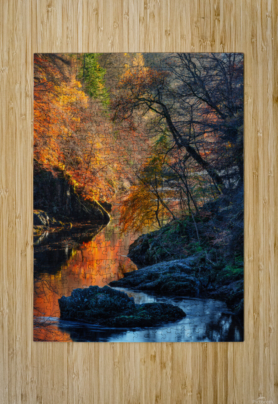 Autumn on River Garry Dave Bowman Puzzle printing