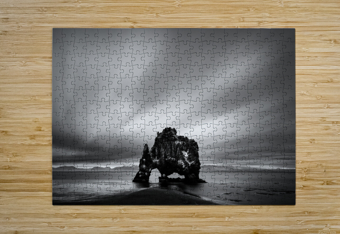Hvitserkur Dave Bowman Puzzle printing
