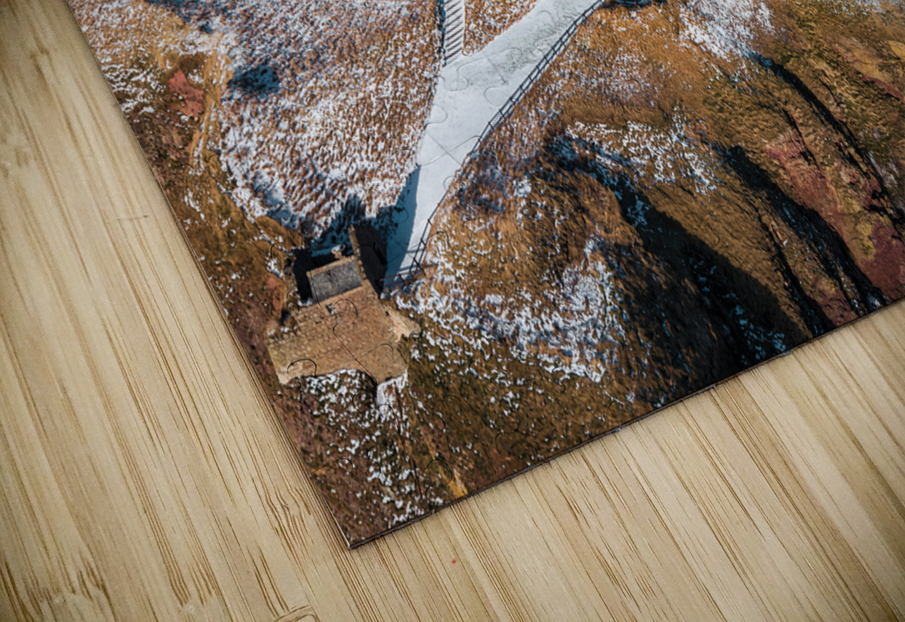 Dunnottar Winter View Dave Bowman Puzzle