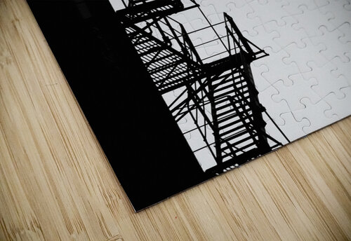 Alley Silhouettes Dave Bowman puzzle