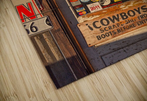 Hackberry General Store Door Dave Bowman puzzle