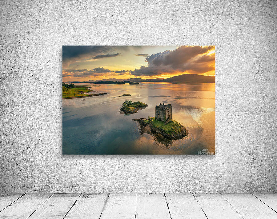 Castle Stalker Sunset Wall Preview