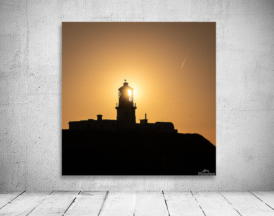 Strumble Head Lighthouse Silhouette Wall Preview