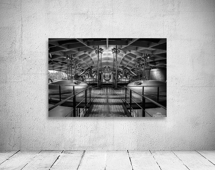 Scottish Whisky Distillery - Black and White Edition Wall Preview