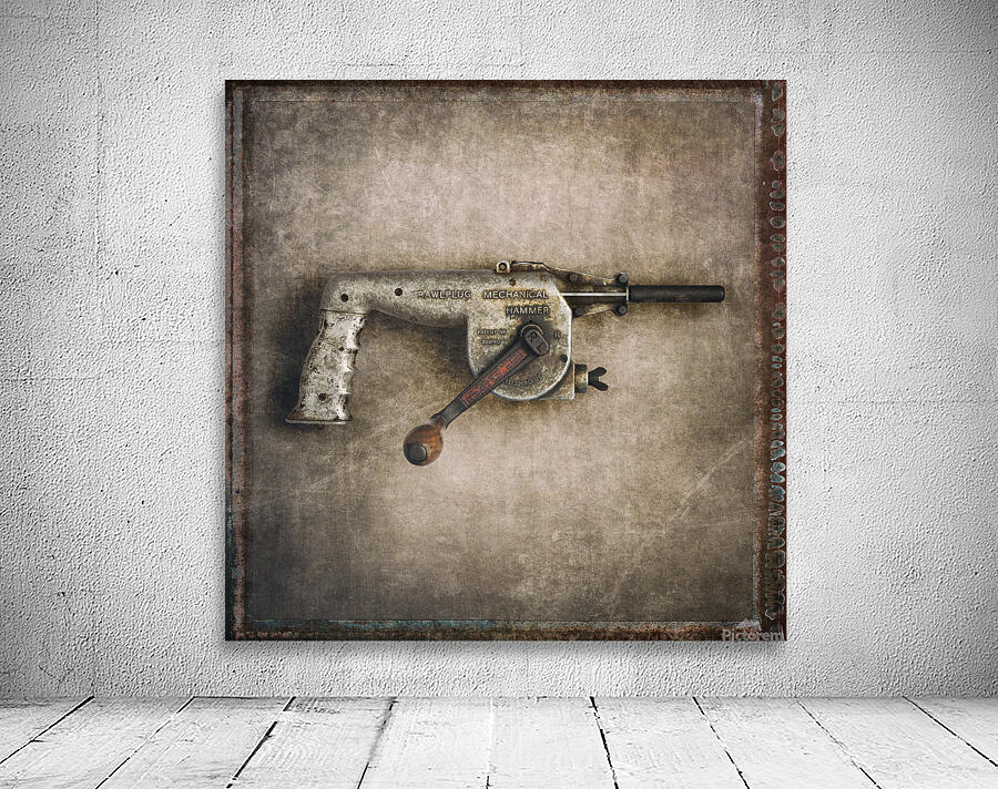 Vintage Mechanical Hammer Wall Preview