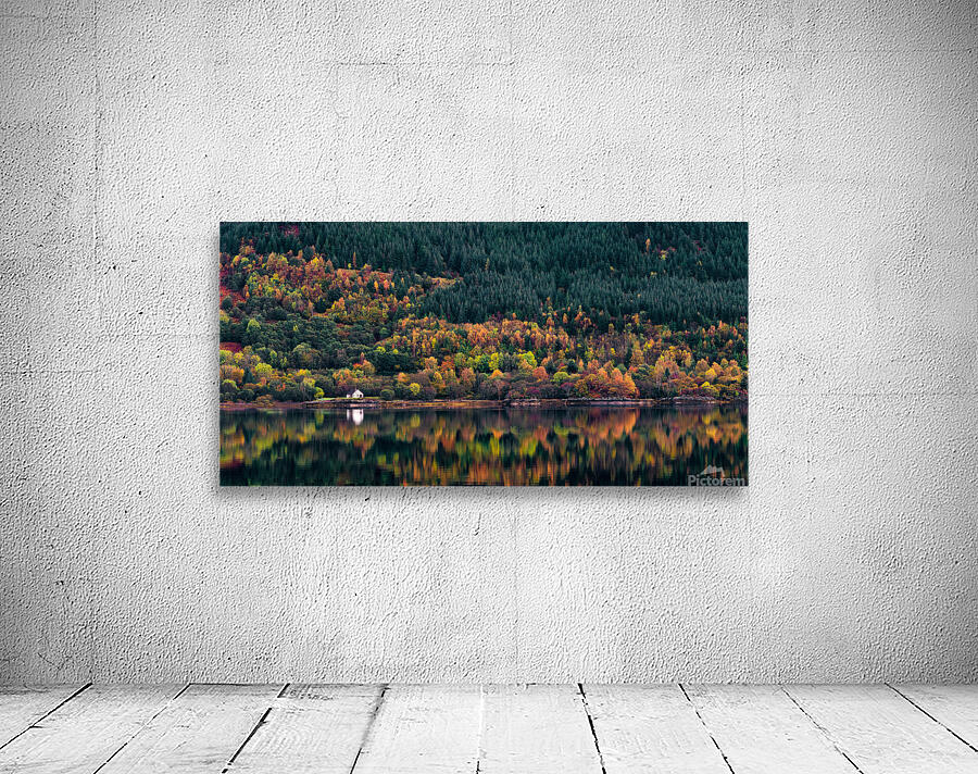 Loch Duich Autumn Reflections Wall Preview
