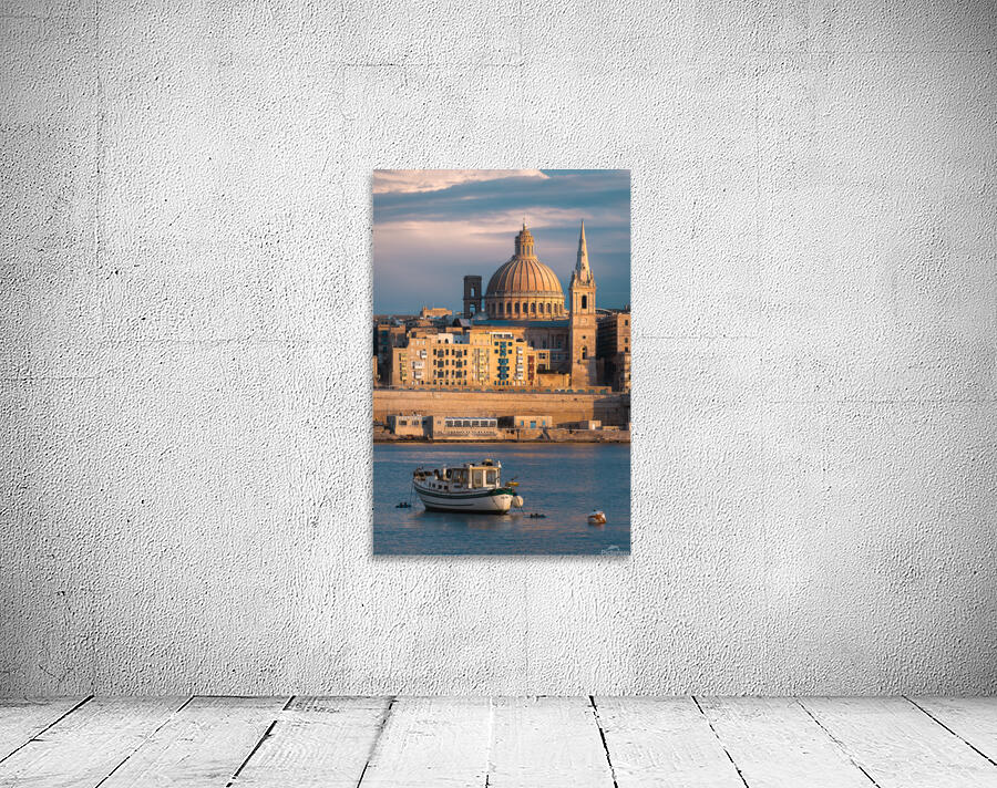 Evening Sunlight on Valletta Wall Preview
