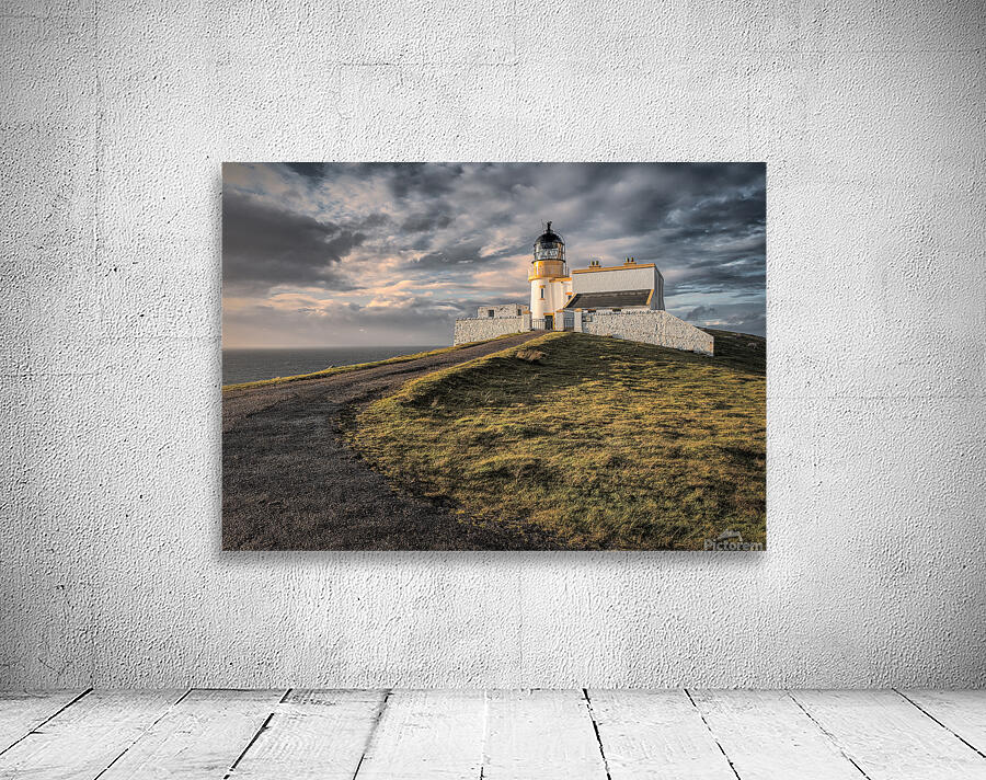 Stoer Head Lighthouse Sunset Wall Preview