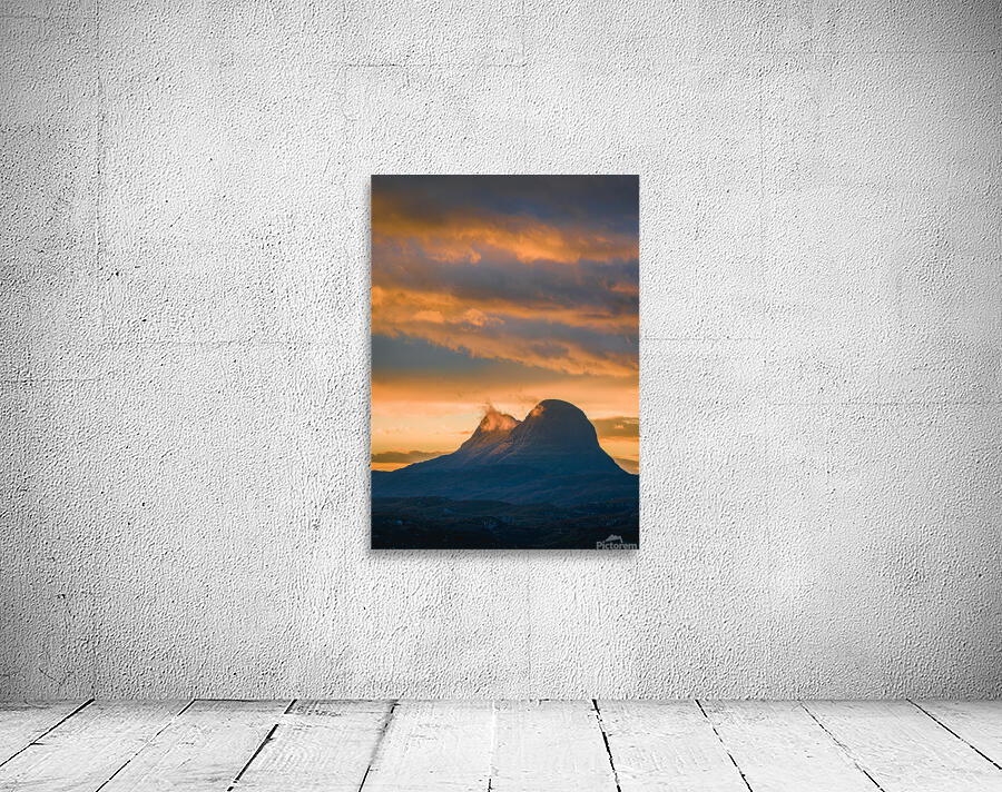 Last Light on Suilven Wall Preview