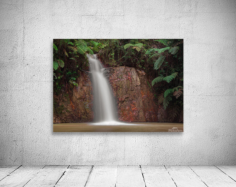 Tropical Waterfall Wall Preview