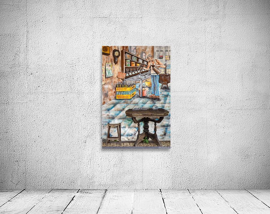 Ipoh Cafe Street Art Wall Preview