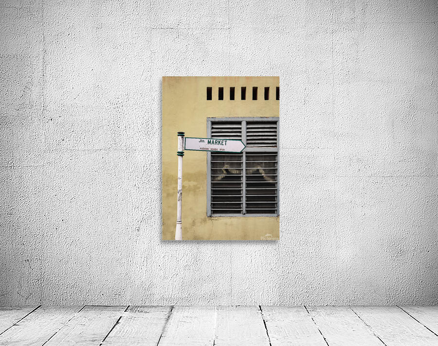 Ipoh Market Street Sign Wall Preview