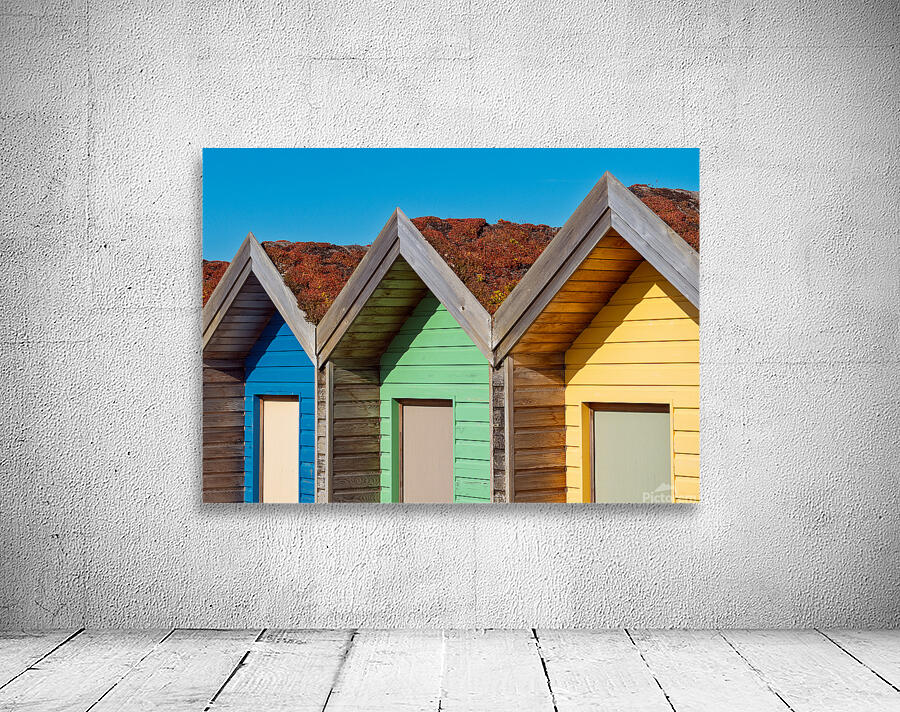 Blyth Beach Huts Wall Preview